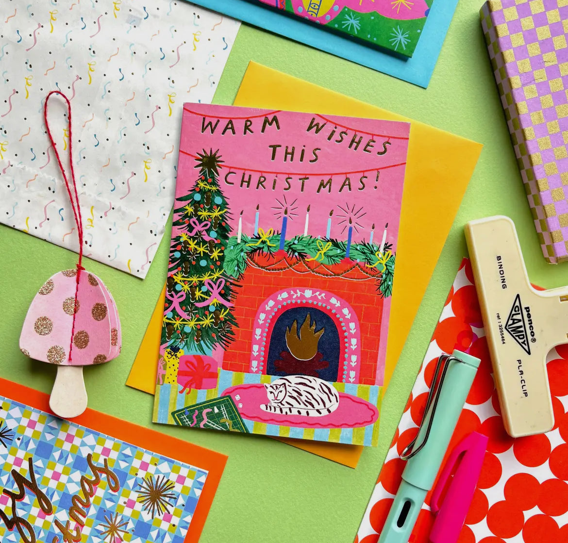 Warm Wishes This Christmas Greeting Card