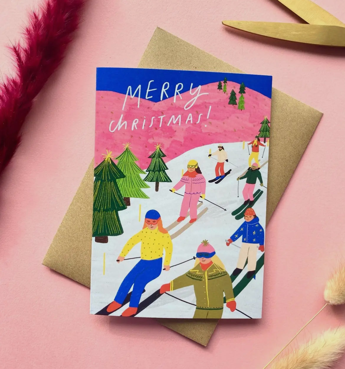 Ski Season Greetings Card