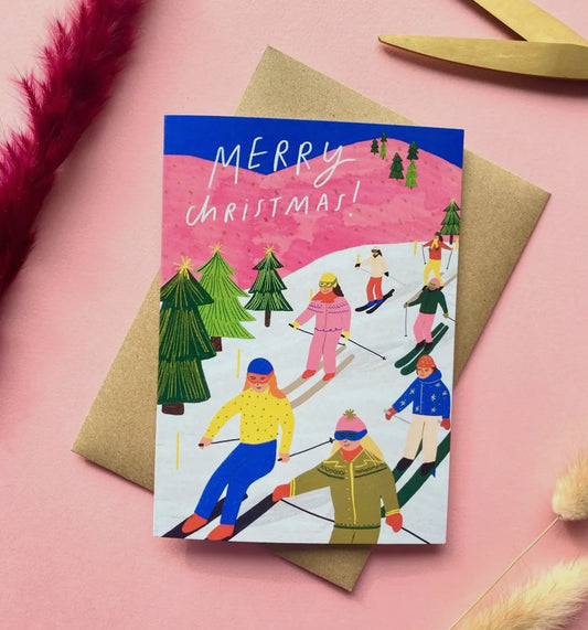 Ski Season Greetings Card