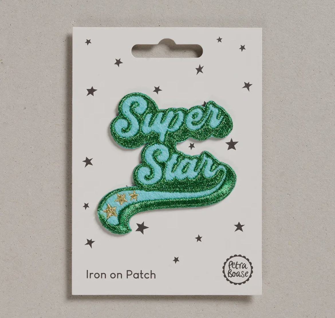Super Star Iron On Patch