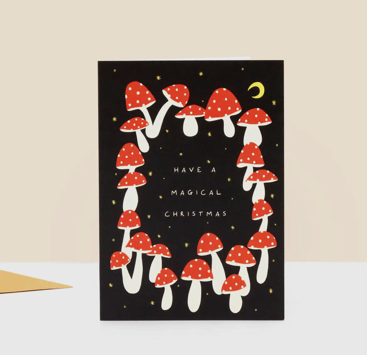 Mushroom Magical Christmas Card