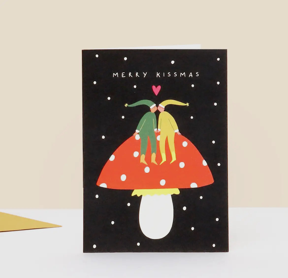 Merry Kissmas Christmas Card