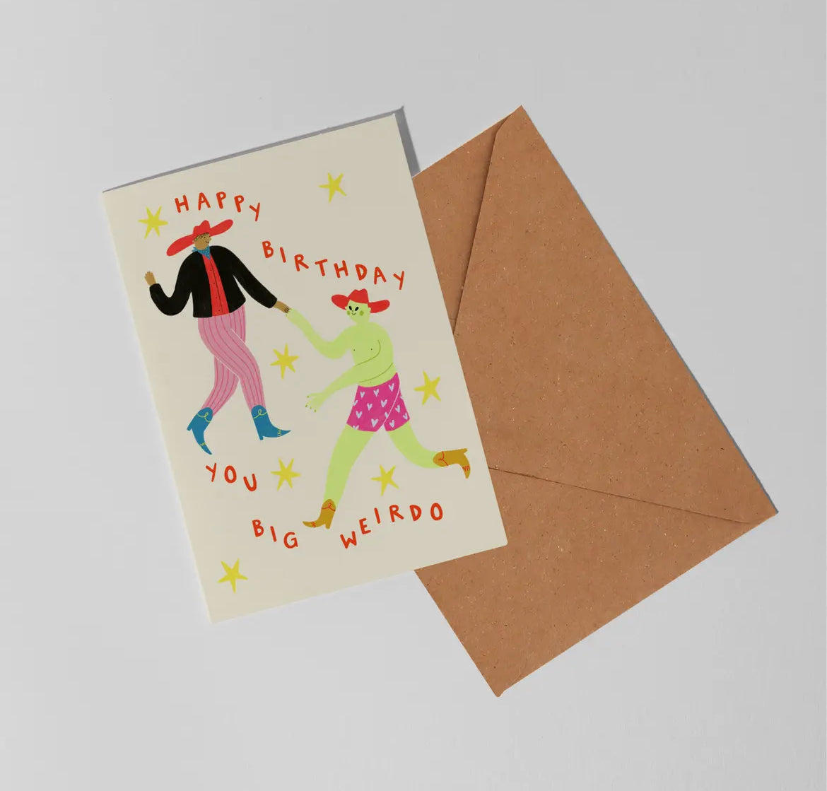 Big Weirdo Birthday Card