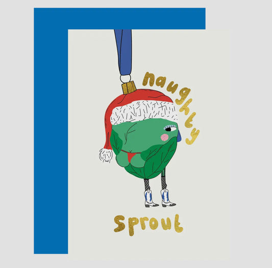 Naughty Sprout Greeting Card