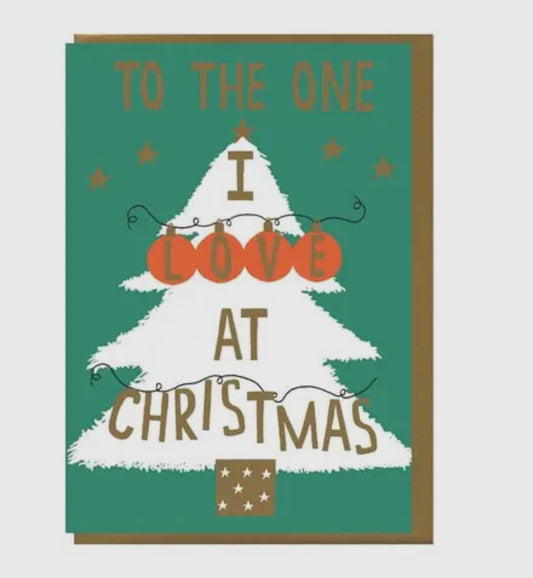 One I Love Christmas Card