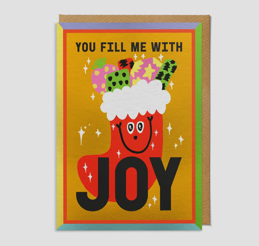 You Fill Me with Joy Christmas Card