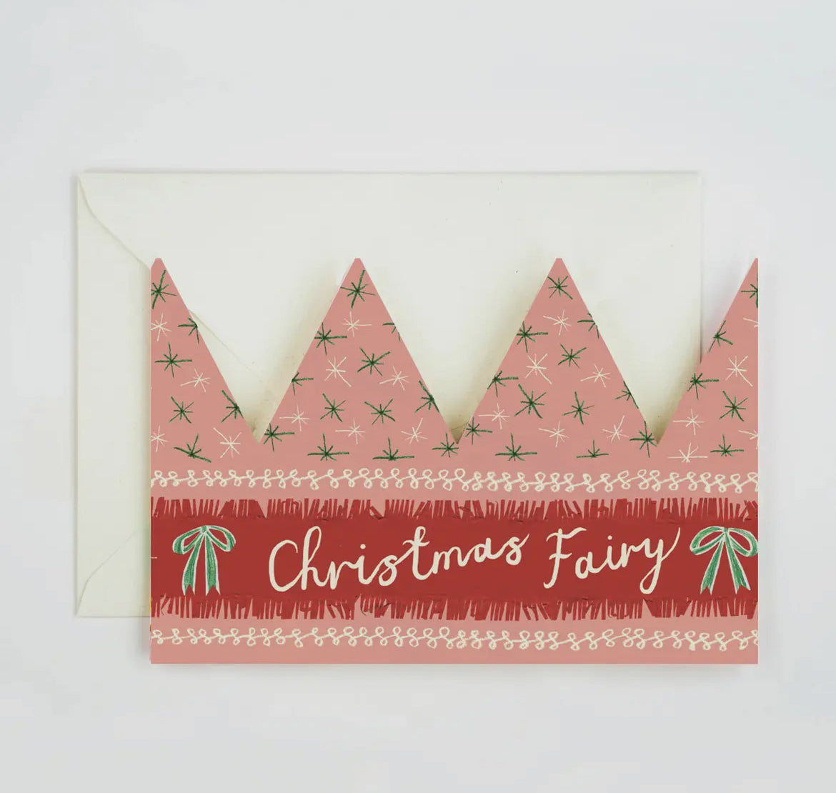 Christmas Fairy Party Hat Card