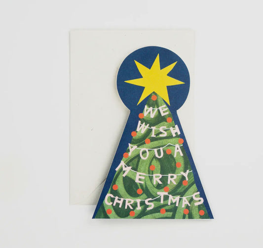 Merry Christmas Tree Fold-Out Card