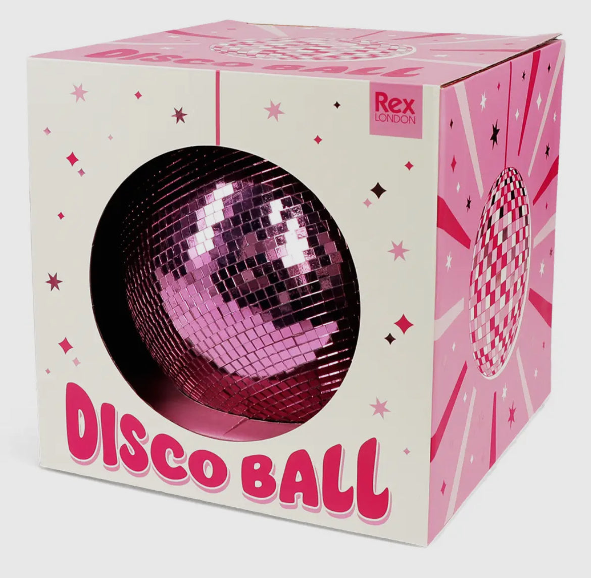 Pink Hanging Disco Ball