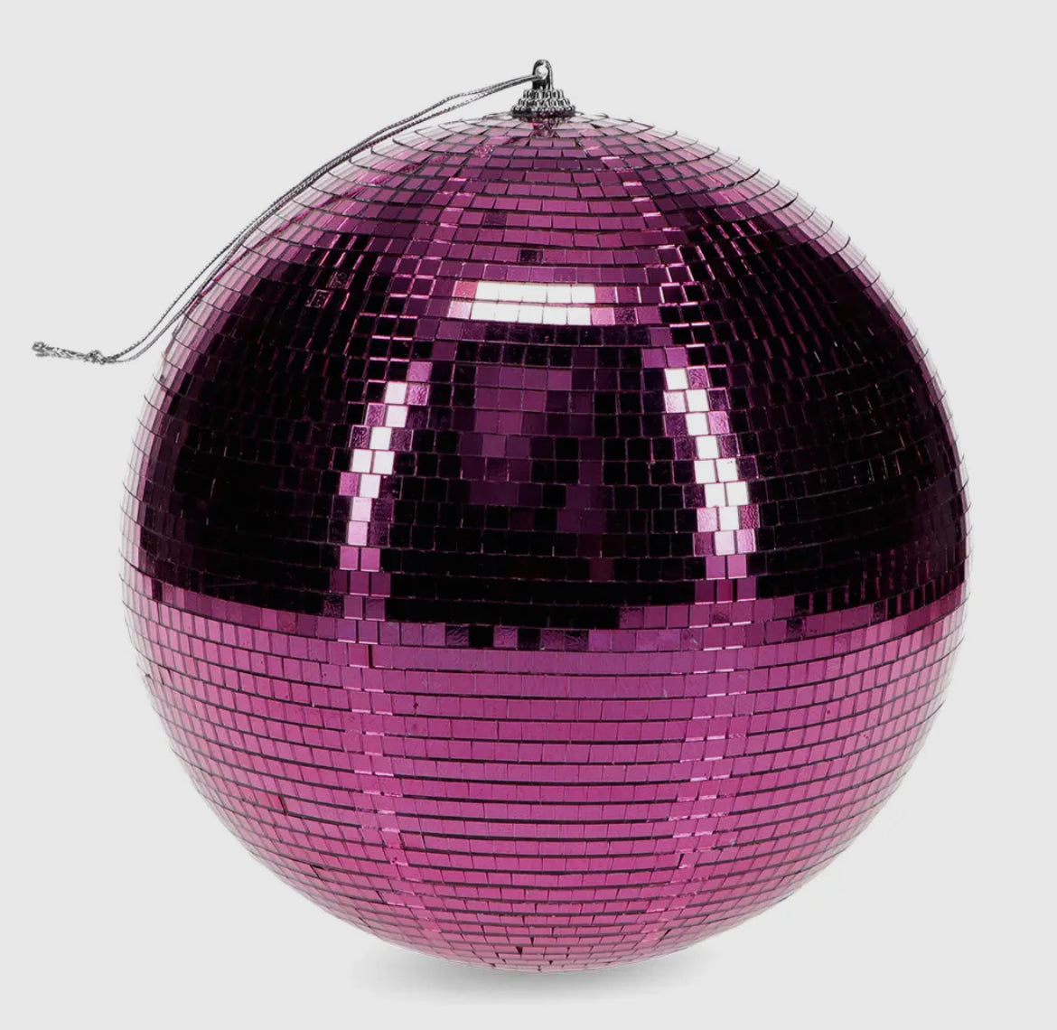 Pink Hanging Disco Ball