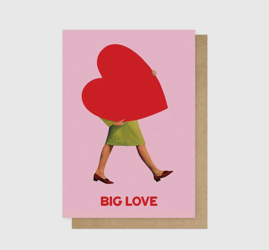 Big Love Greetings Card