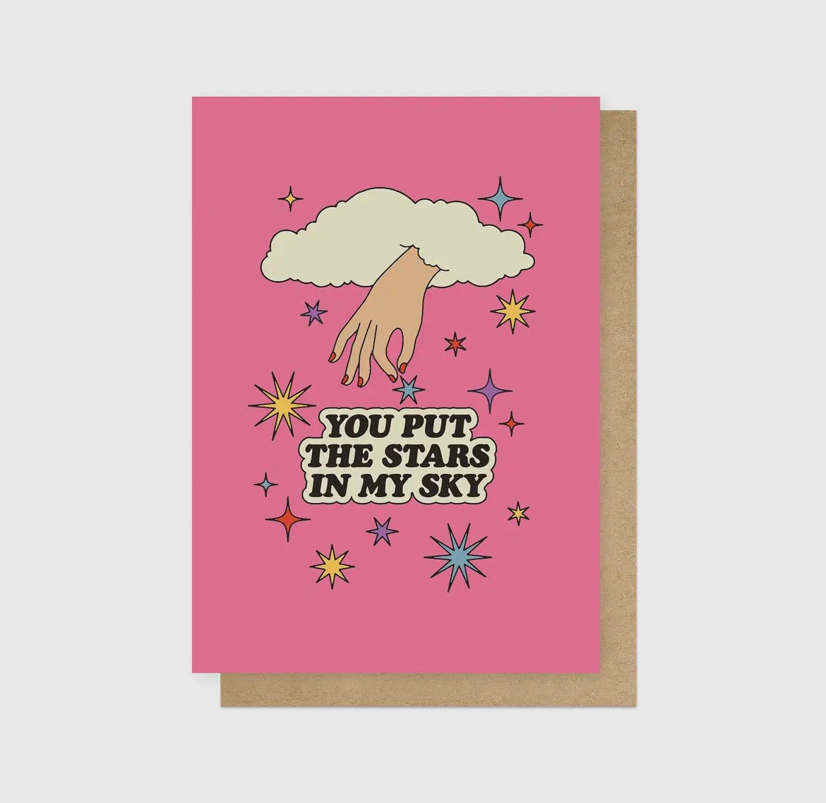 Stars in My Sky Greetings Card