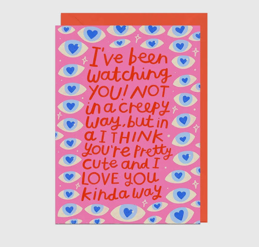 Watching You Card