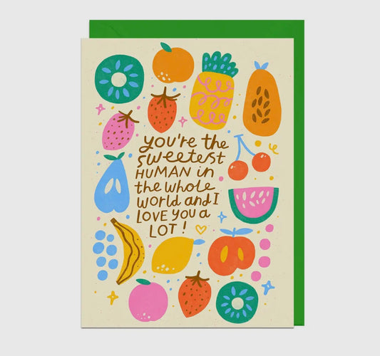 Sweetest Human Card