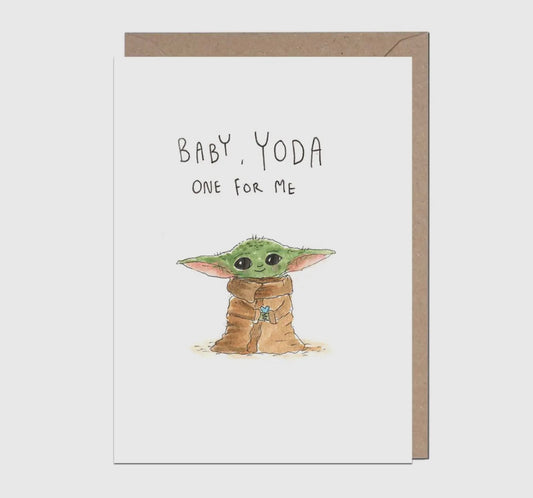 Baby Yoda One Card