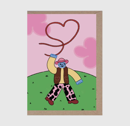 Yeehaw Cowboy Love Card