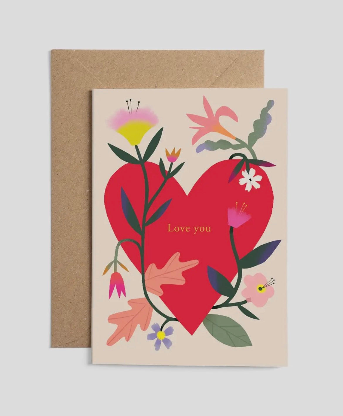 Love You Heart Card