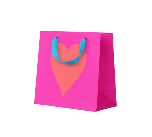 Neon Heart Small Gift Bag