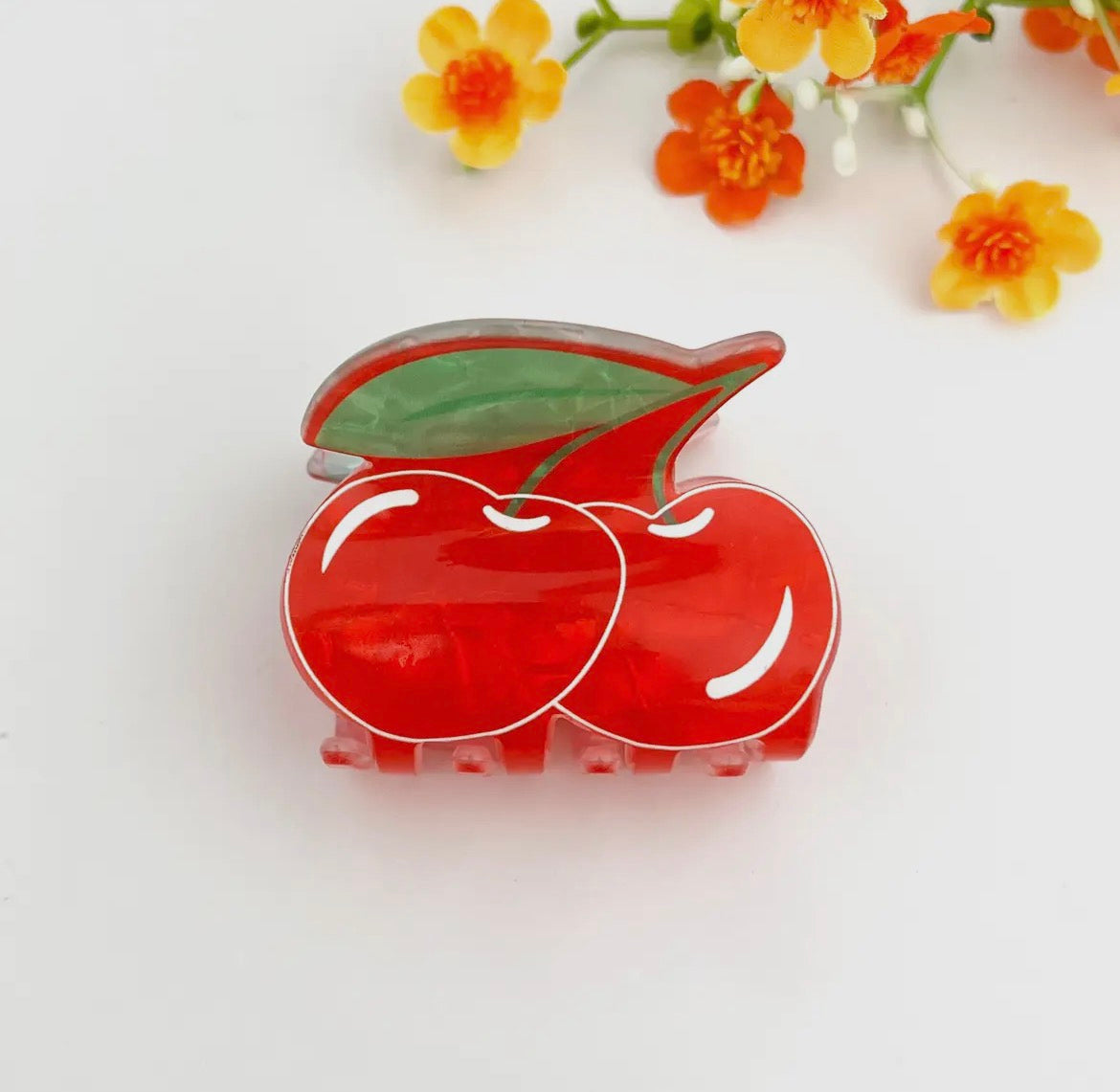 Cherry Claw Hair Clip