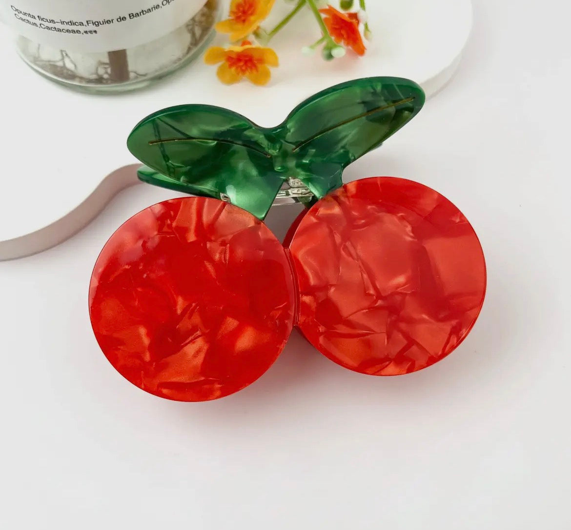 Cherry Claw Hair Clip