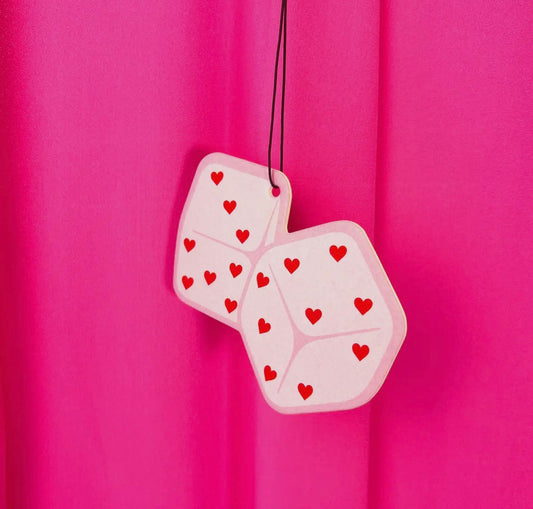 Heart Dice Air Freshener