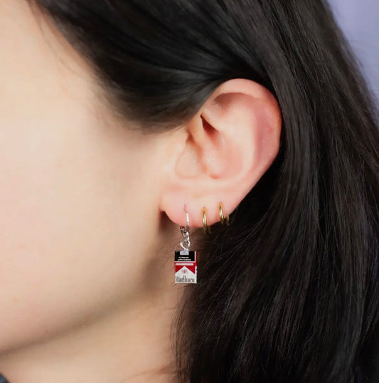Cig Box Earrings