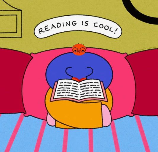 Reading Is Cool Art Print