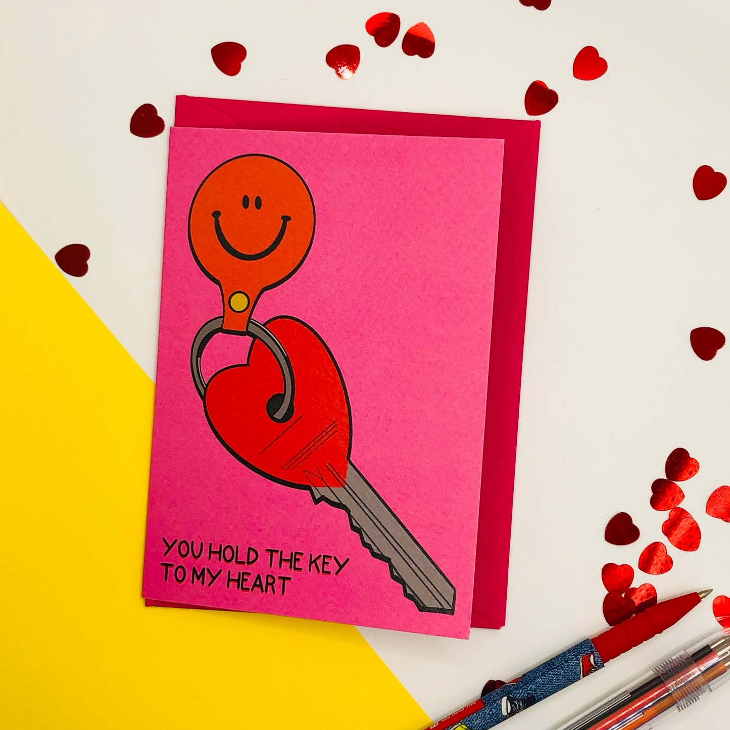 Key to my Heart Card