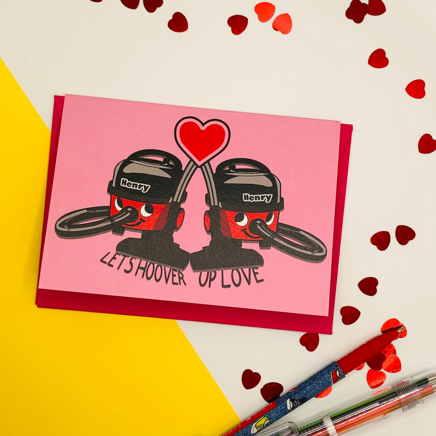 Hoover Up Love Card