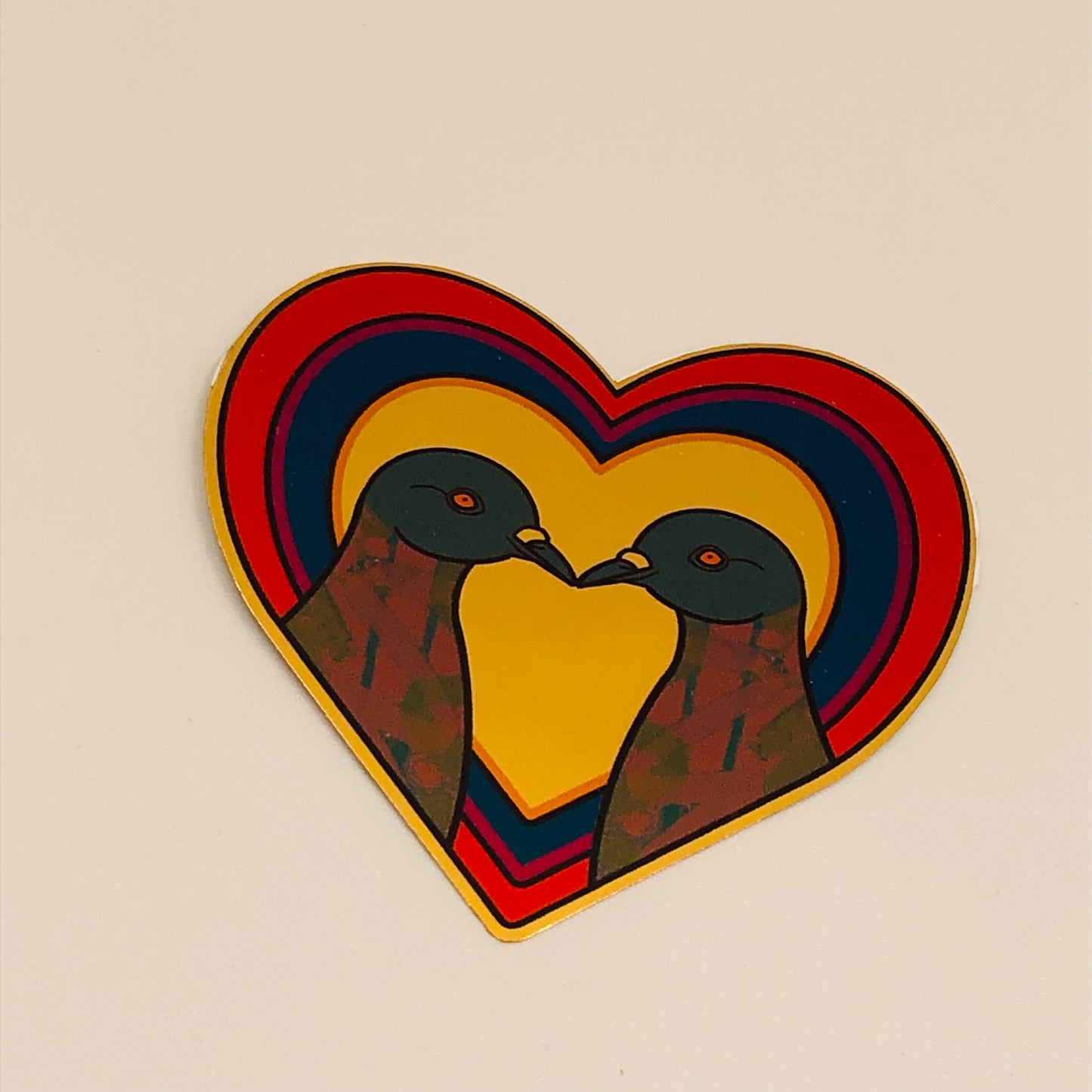 Pigeon Love Sticker
