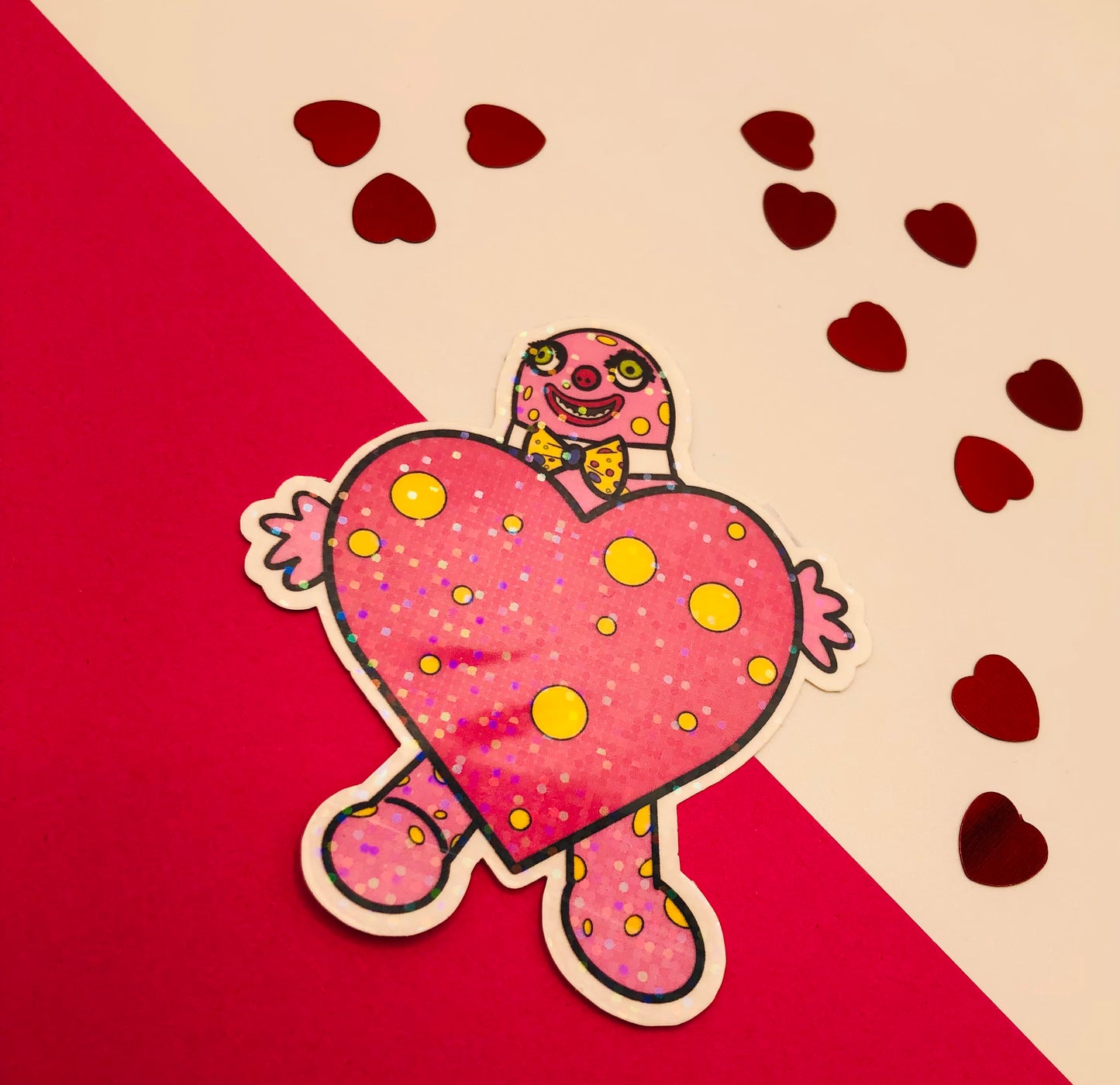 Blobby Heart Sticker