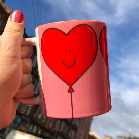 Heart Balloon Mug