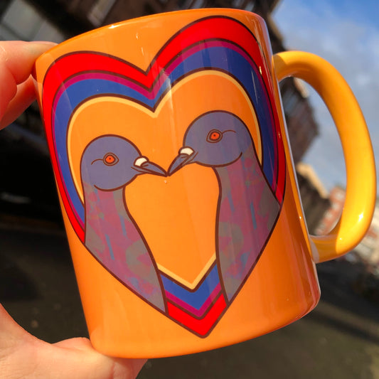 Pigeon Love Mug