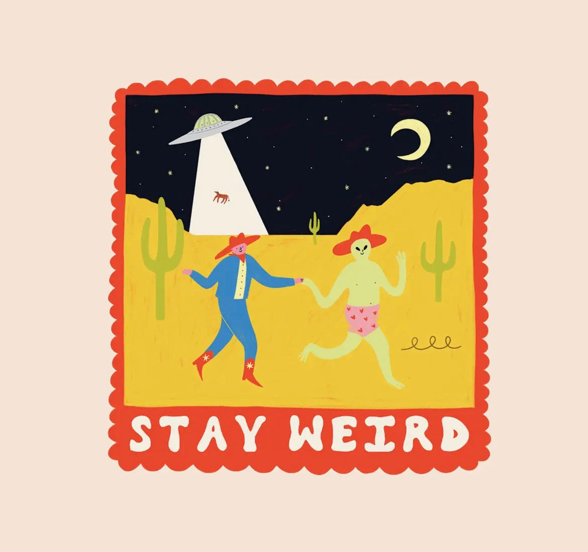 Stay Weird Sticker