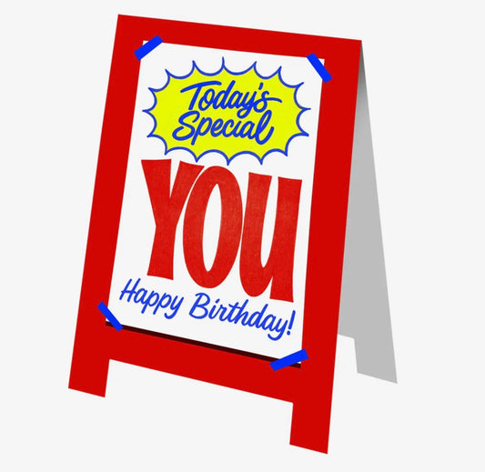 Todays Special Birthday Card