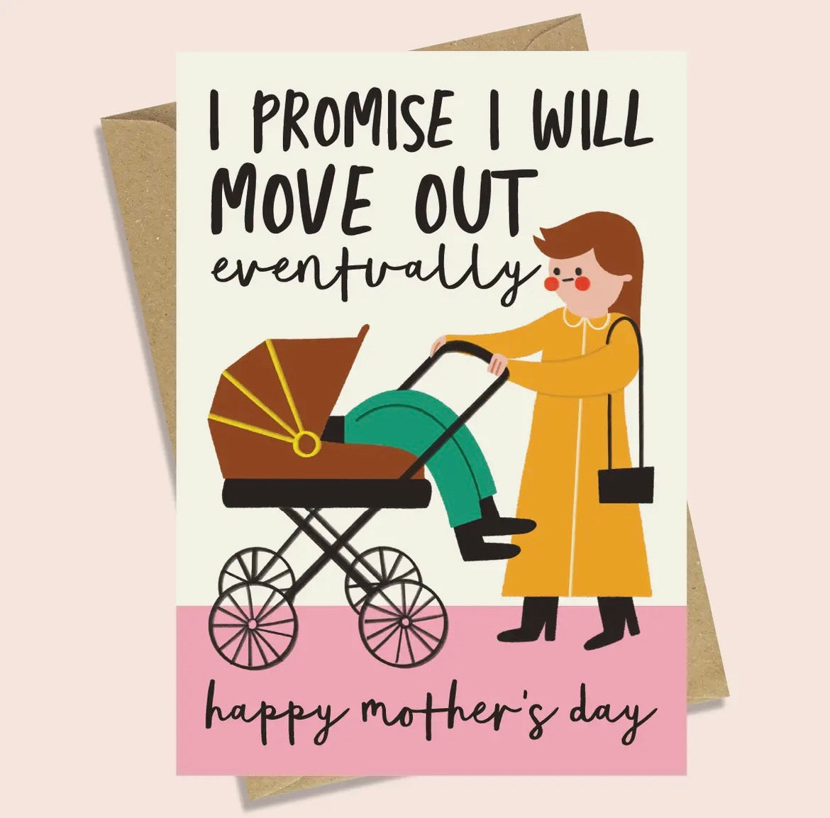 Adult Baby Mother's Day Card