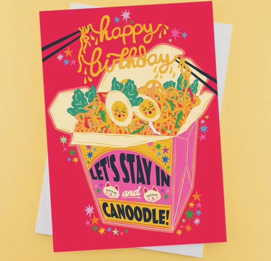 Noodle Happy Birthday Card