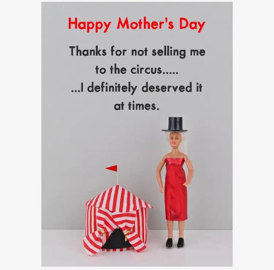 Mother Circus Mother's Day Card