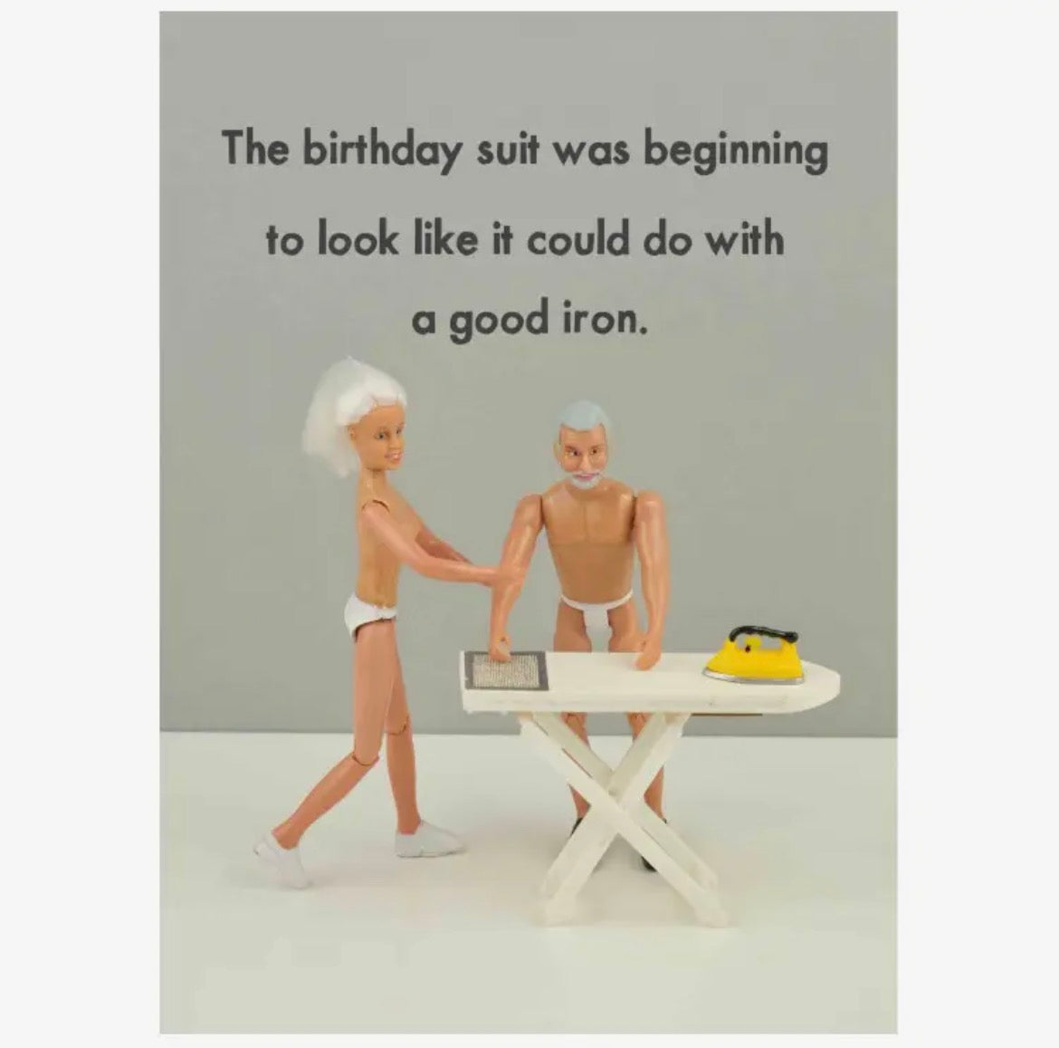 Birthday Suit Birthday Card