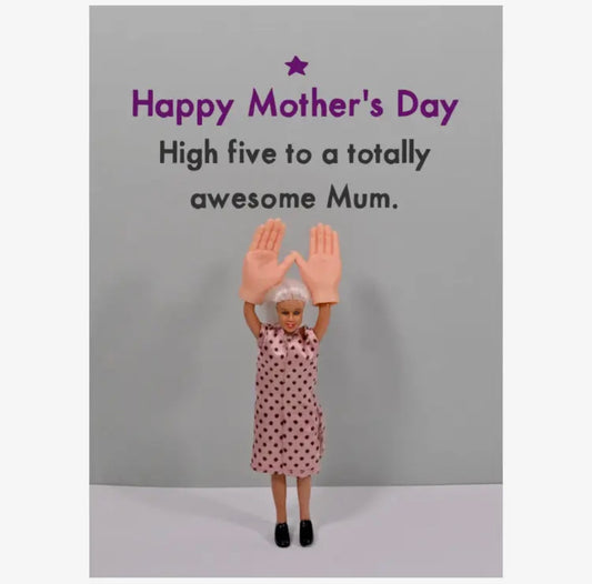 High Five Mum Card