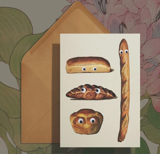 Googly Bread Card