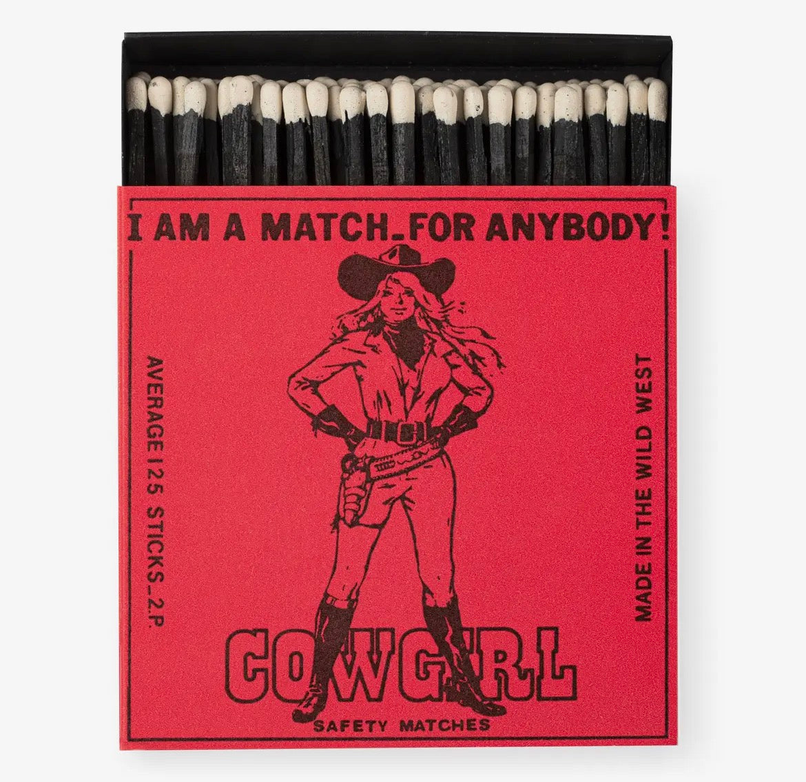 Cowgirl Safety Matches