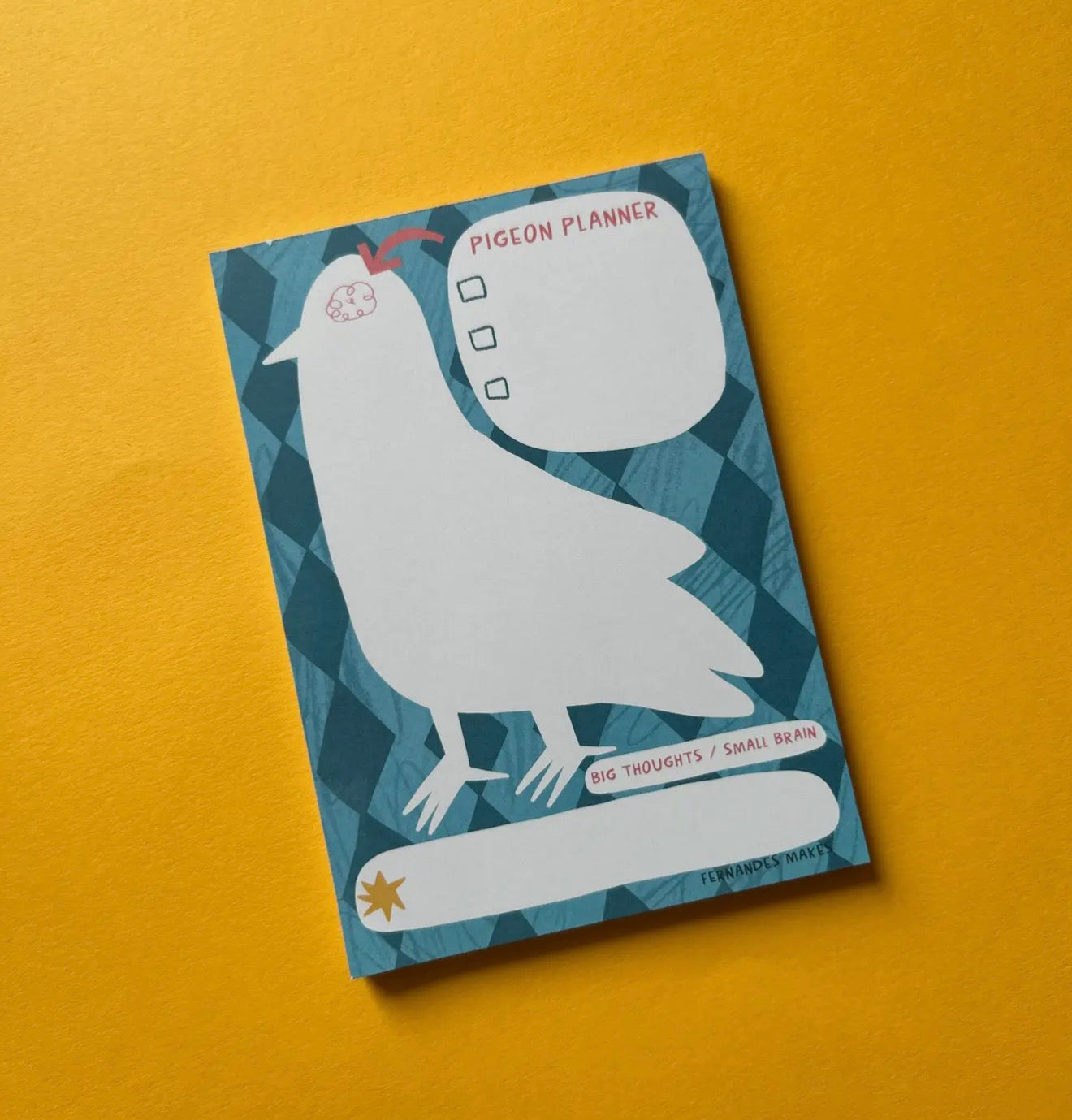 Pigeon Planner A5 Notepad