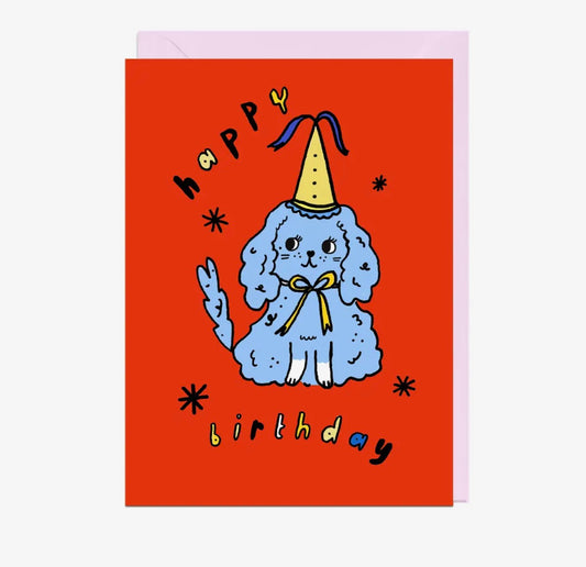 Happy Birthday Cute Dog Card