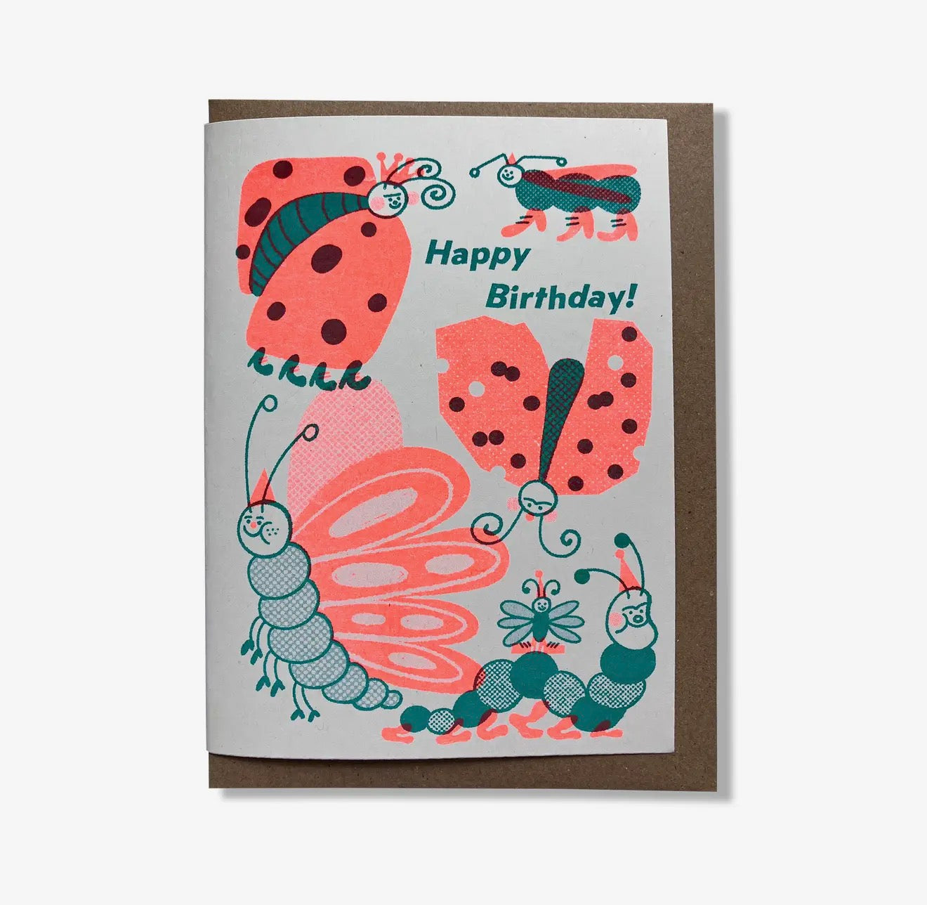 Birthday Bugs Greetings Card