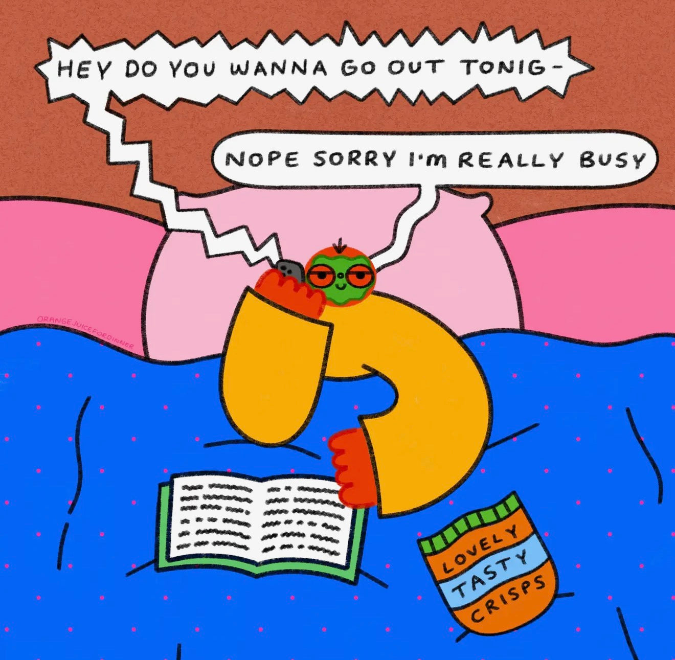 Sorry I’m Really Busy Art Print