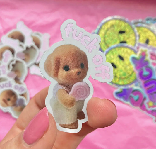 Sylvanian Families Inspired Critter Sticker (F off)