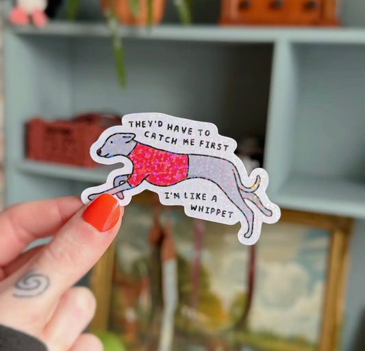 Whippet Vinyl Sticker
