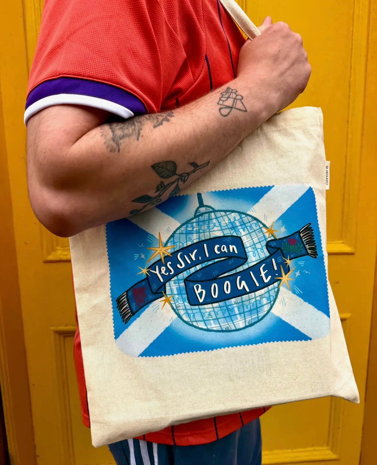 Yes Sir! I Can Boogie Scotland World Cup Tote Bag
