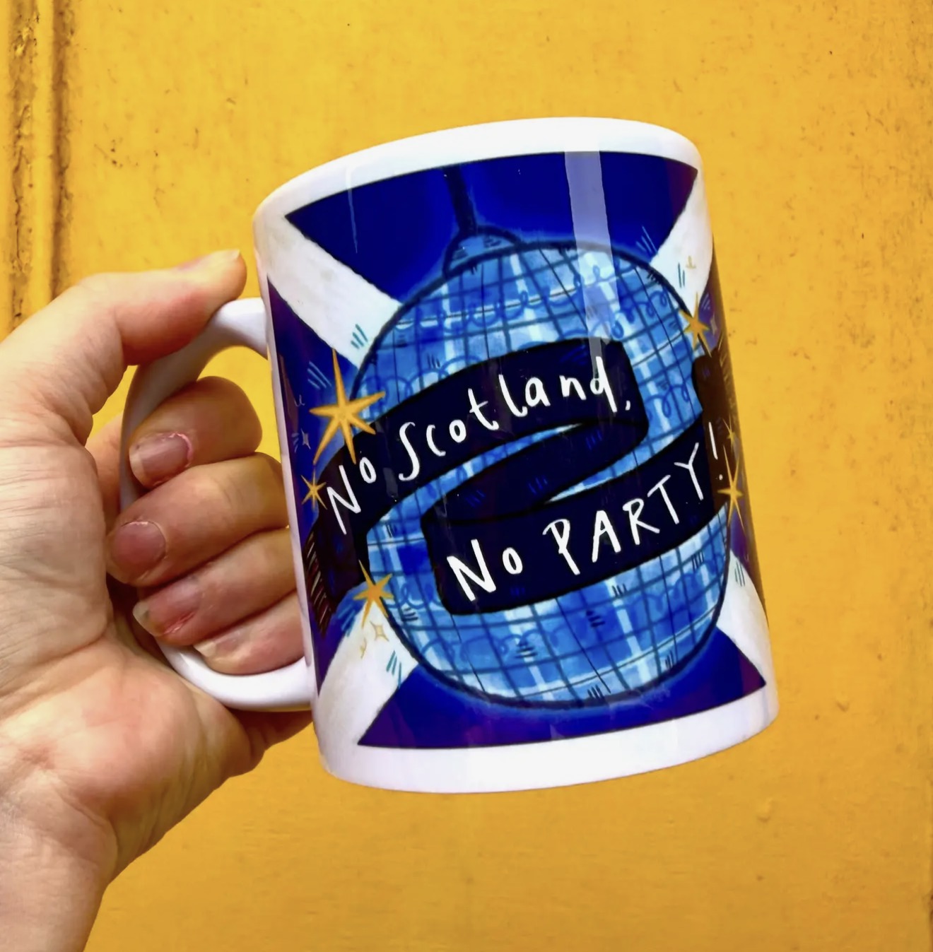 No Scotland, No Party! World Cup Scottish Football Mug